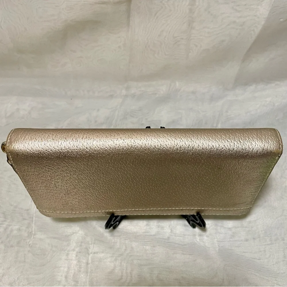 Kate Spade Metallic Rose Gold Continental Wallet